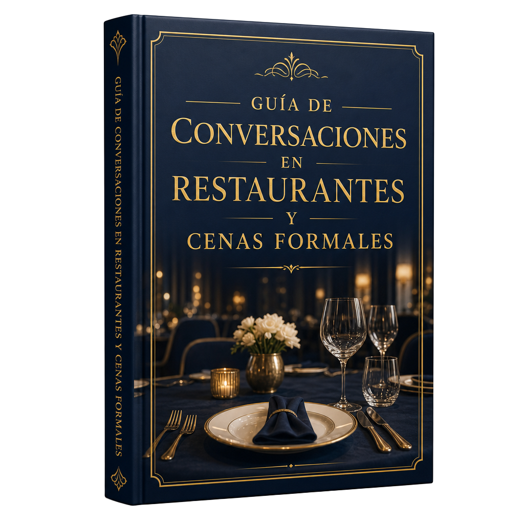 Bono #1 — GUÍA DE CONVERSACIONES EN RESTAURANTES Y CENAS FORMALES